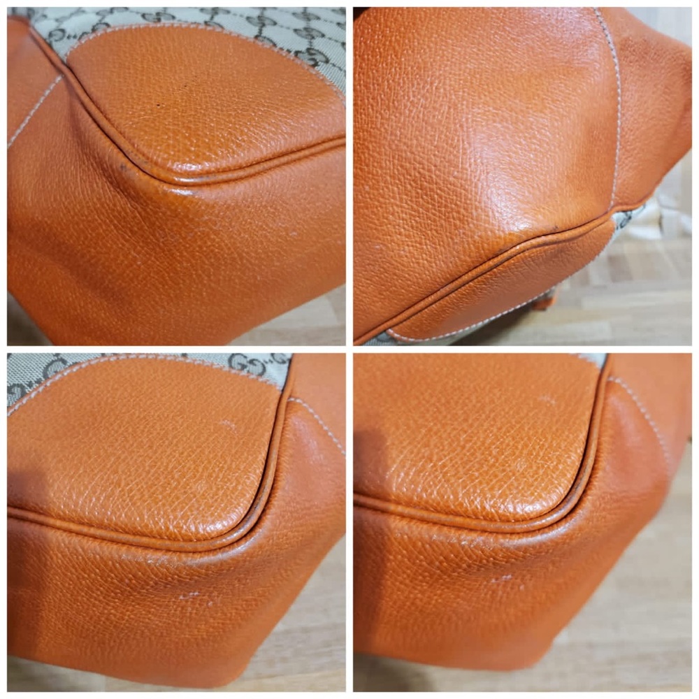 Authentic GUCCI Monogram Medium Bree Zippered Shoulder Bag - Picture 11 of 14